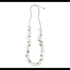Chloe + Isabel Pearl + Crystal Drops Long Necklace